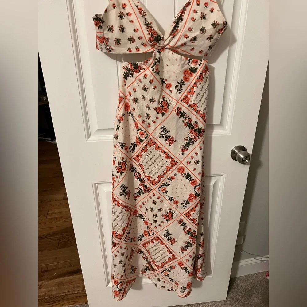The A&F Julia Slip Cutout Maxi Dress